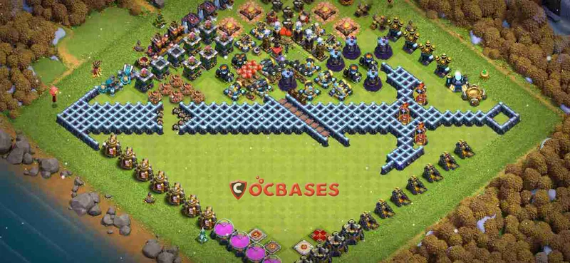 Town Hall 13 Base – Layout id: in36n base layout
