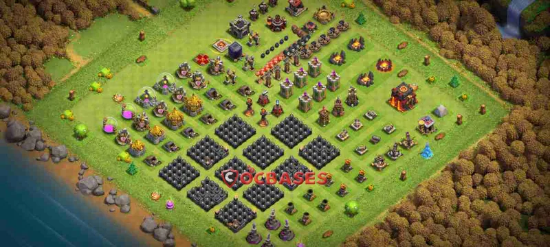 Town Hall 10 Base – Layout id: mcgaq base layout