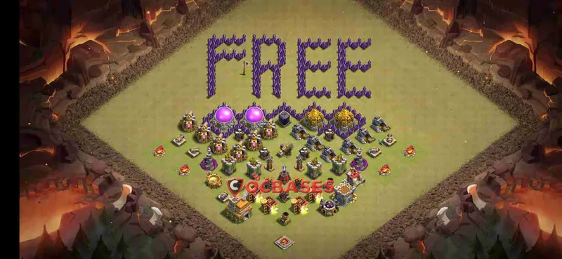 Town Hall 7 Base – Layout id: mphn0 base layout