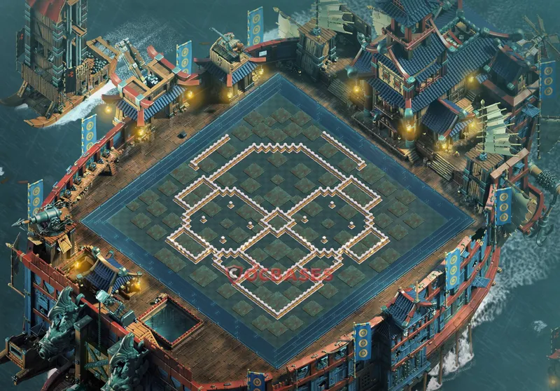 Town Hall 11 Base -hybrid – Layout id: rg7il base layout, image 2