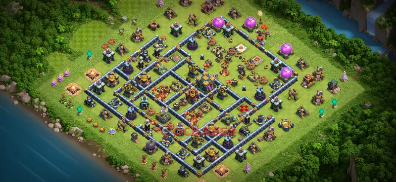 Town Hall 14 Base – Layout id: onh03 base layout