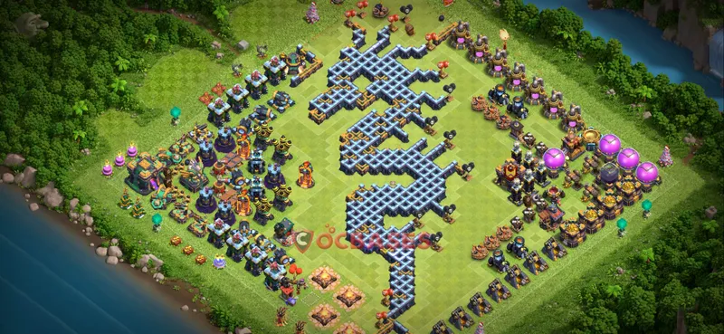 Town Hall 14 Base – Layout id: 6nunf base layout