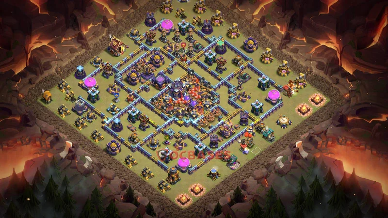 Town Hall 15 Base -war – Layout id: plj2q base layout