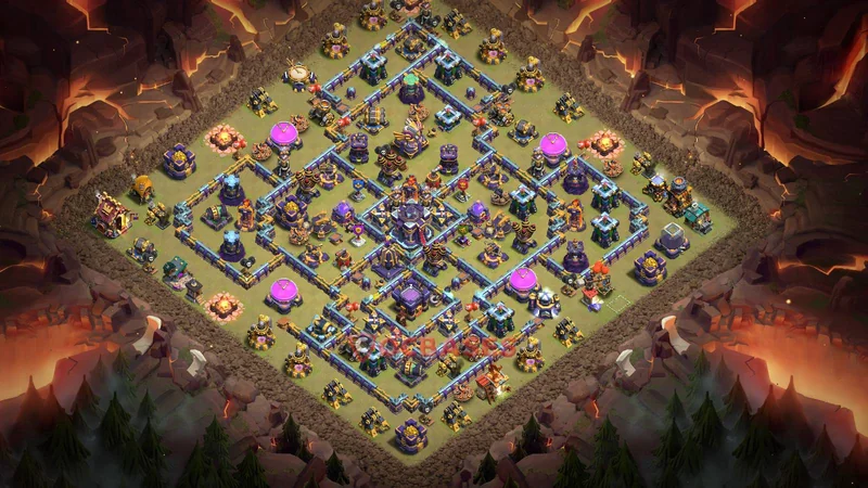 Town Hall 15 Base -war – Layout id: i45ko base layout