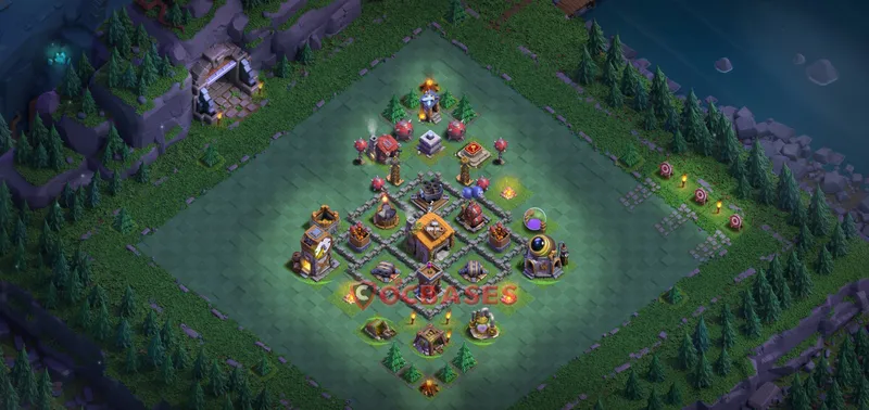 Builder Hall 6 Base -fun – Layout id: 0ejcu base layout