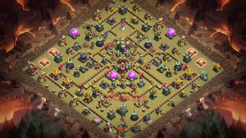 Town Hall 14 Base -war – Layout id: 8tpfx base layout