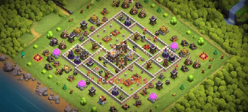 Town Hall 11 Base -trophy – Layout id: 5p70r base layout