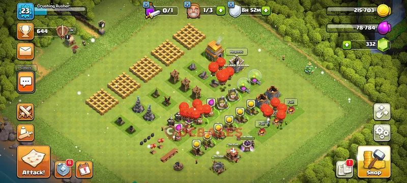 Town Hall 6 Base -progress base – Layout id: g5jg5 base layout