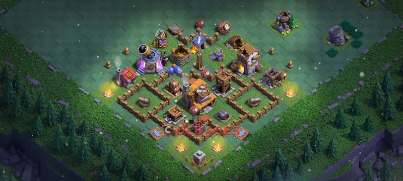 Builder Hall 4 Base -trophy – Layout id: f04z0 base layout