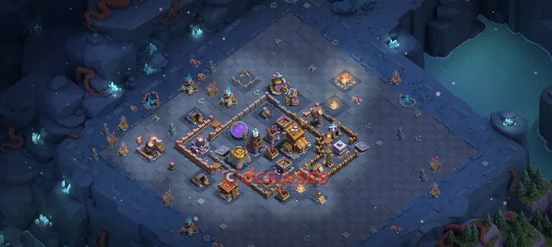 Builder Hall 9 Base -trophy – Layout id: wmjyr base layout, image 2