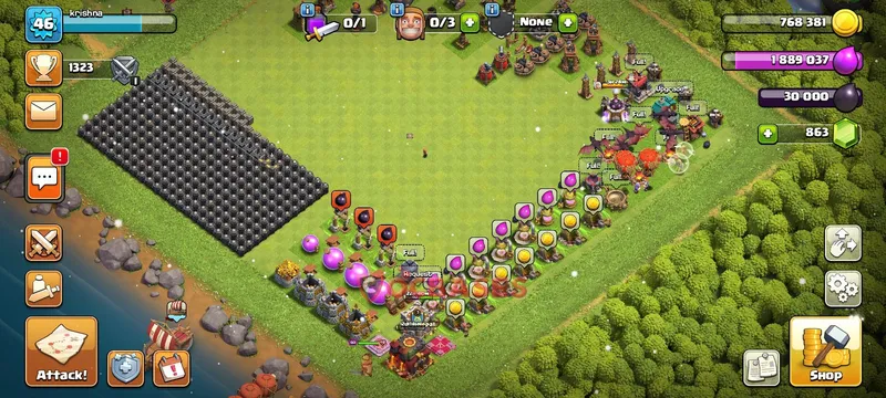 Town Hall 10 Base -progress base – Layout id: 8k0a3 base layout