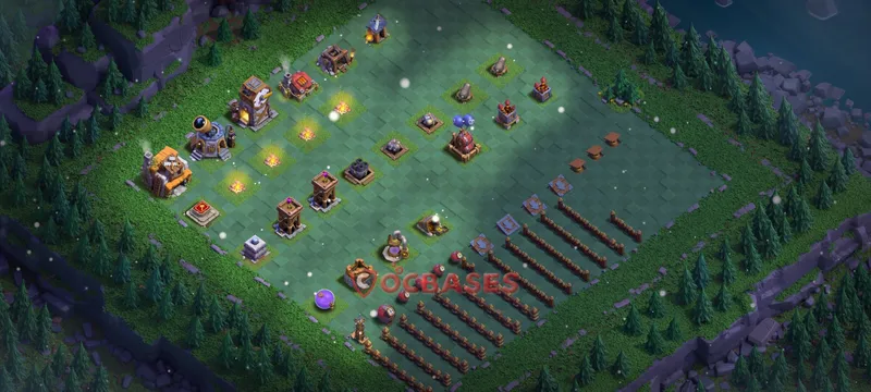 Builder Hall 5 Base -progress base – Layout id: xez9u base layout