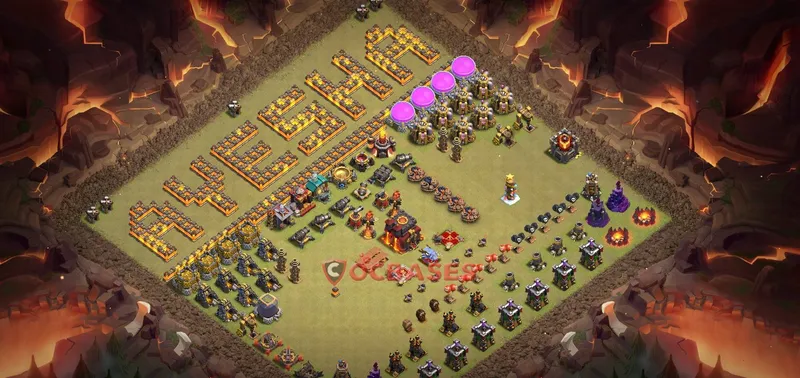 Town Hall 10 Base -fun – Layout id: rdten base layout, image 2