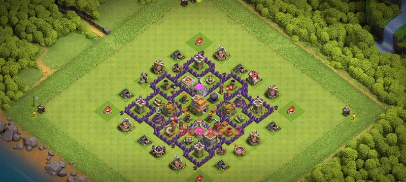 Town Hall 7 Base -progress base – Layout id: tfp59 base layout