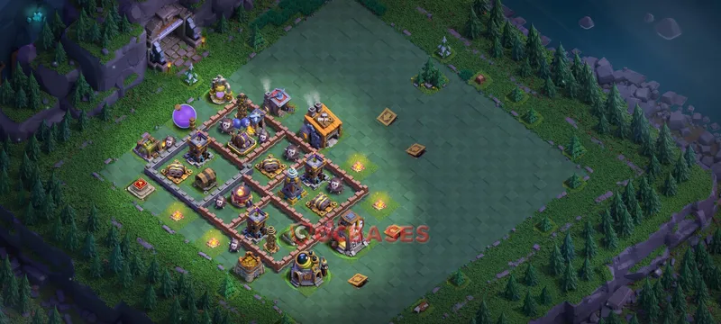 Builder Hall 8 Base -progress base – Layout id: m7fya base layout, image 2