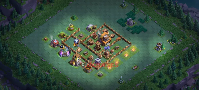 Builder Hall 4 Base -trophy – Layout id: m7bhc base layout