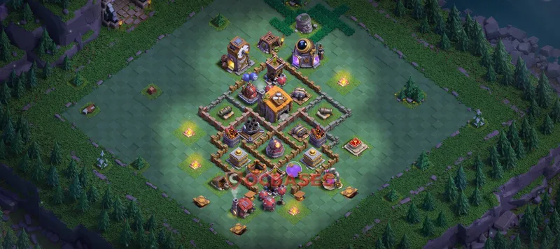 Builder Hall 6 Base -trophy – Layout id: rvdki base layout, image 2