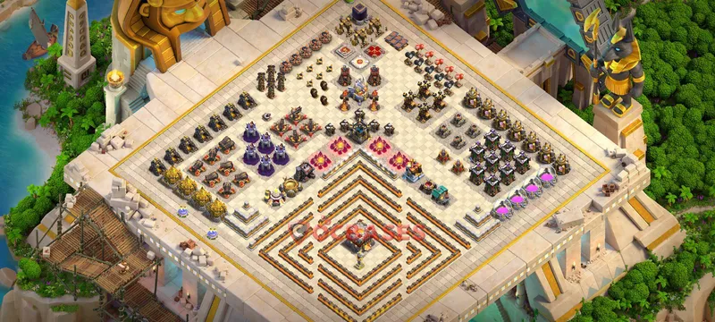 Town Hall 11 Base -progress base – Layout id: 25psi base layout