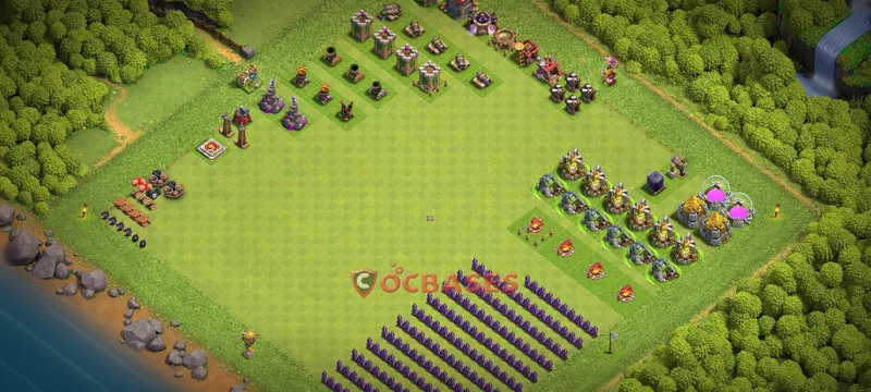 Town Hall 7 Base -progress base – Layout id: tm72y base layout