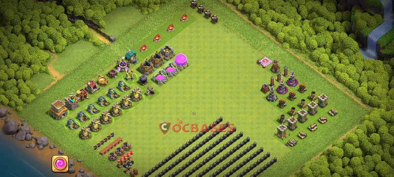 Town Hall 8 Base -progress base – Layout id: 466jc base layout