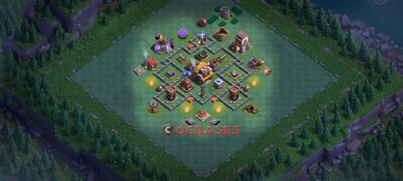 Builder Hall 5 Base -progress base – Layout id: vq9qg base layout, image 1