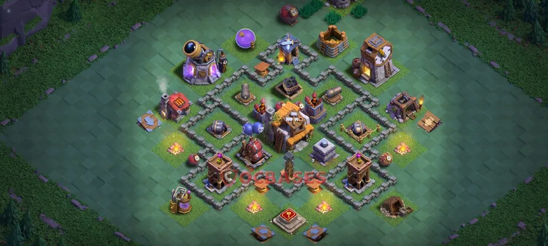 Builder Hall 5 Base -progress base – Layout id: vq9qg base layout, image 2