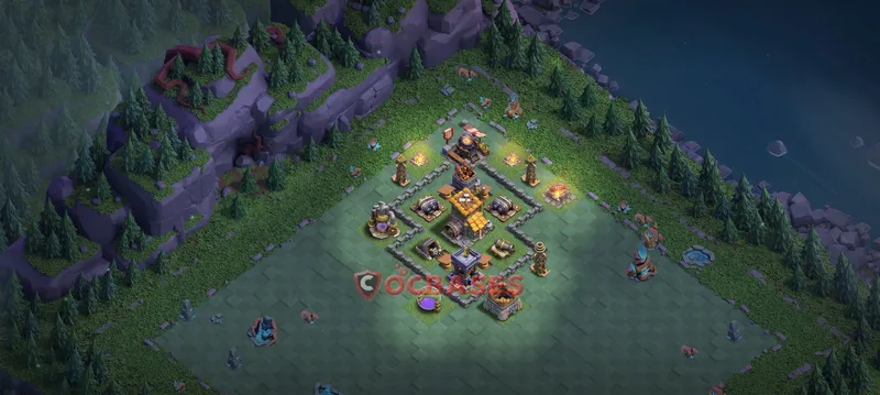 Builder Hall 7 Base -trophy – Layout id: 82sbc base layout, image 1