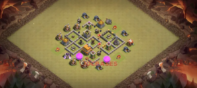 Town Hall 5 Base -war – Layout id: gt0qi base layout