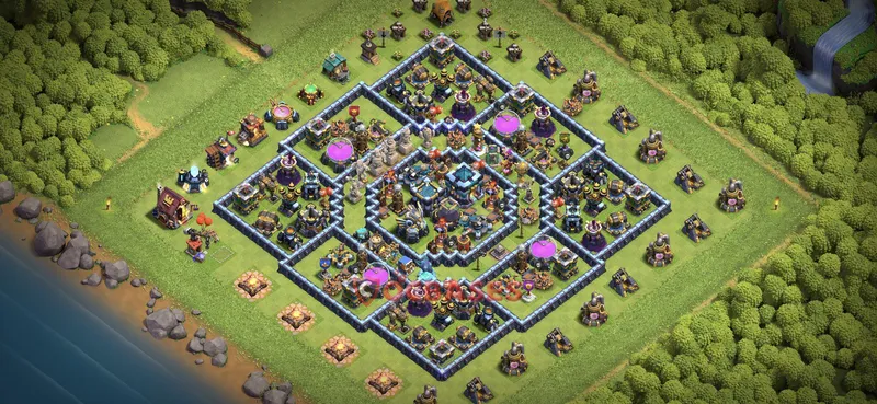 Town Hall 13 Base -farming – Layout id: 3ehm0 base layout
