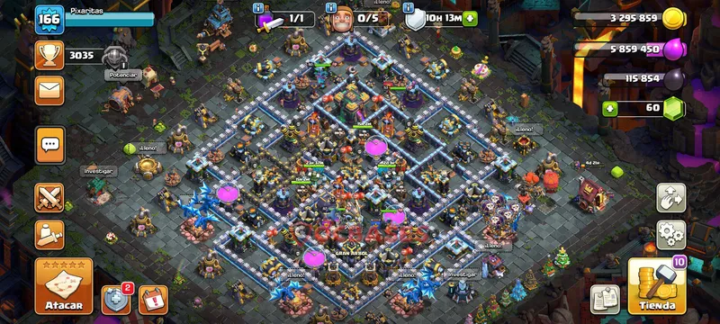 Town Hall 14 Base -hybrid – Layout id: 8foy3 base layout