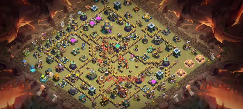 Town Hall 14 Base -war – Layout id: 7935e base layout