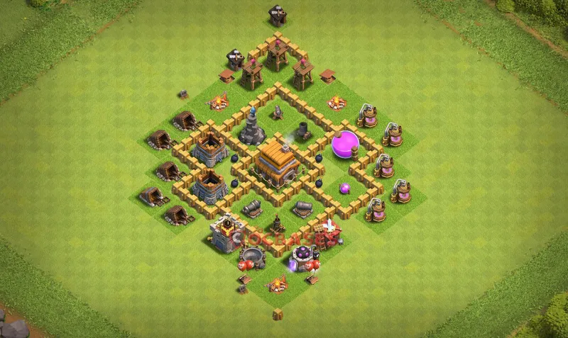 Town Hall 5 Base -farming – Layout id: rdoa0 base layout
