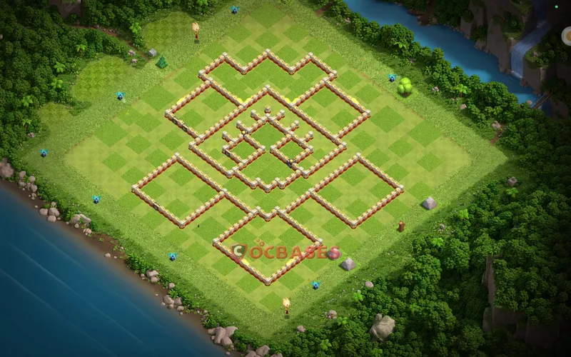 Town Hall 17 Base -trophy – Layout id: qmnky base layout, image 2