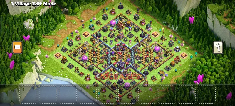 Town Hall 15 Base -hybrid – Layout id: oasst base layout