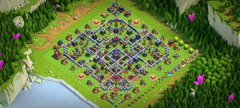 Town Hall 15 Base -war – Layout id: cneja base layout