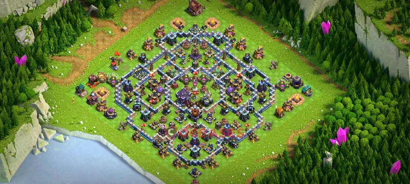 Town Hall 15 Base -war – Layout id: luum3 base layout