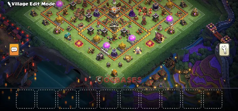 Town Hall 11 Base -war – Layout id: b65kh base layout, image 2