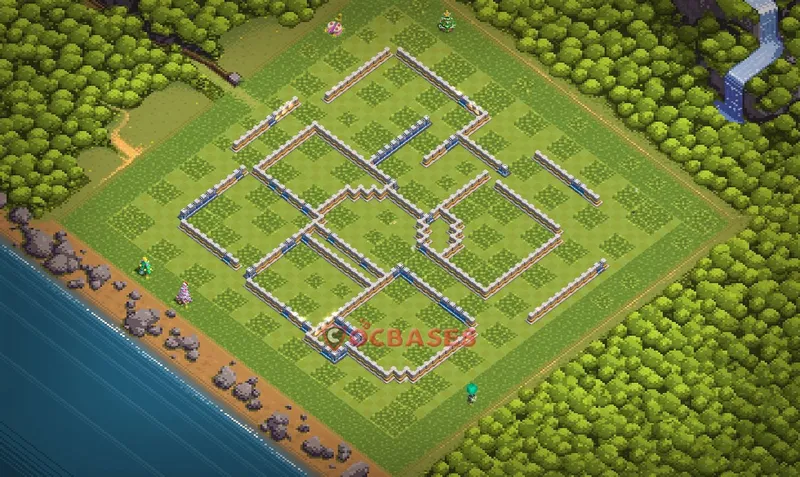 Town Hall 13 Base -war – Layout id: gwsvd base layout, image 2