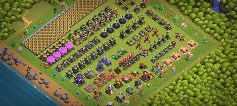Town Hall 15 Base -progress base – Layout id: abiiv base layout