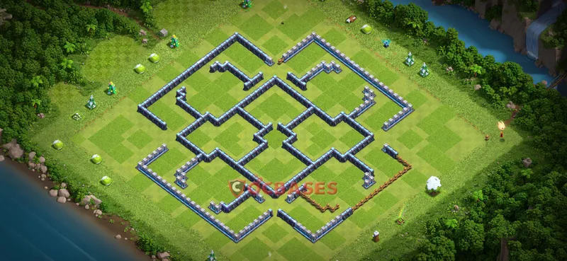 Town Hall 14 Base -hybrid – Layout id: mtfs8 base layout, image 1