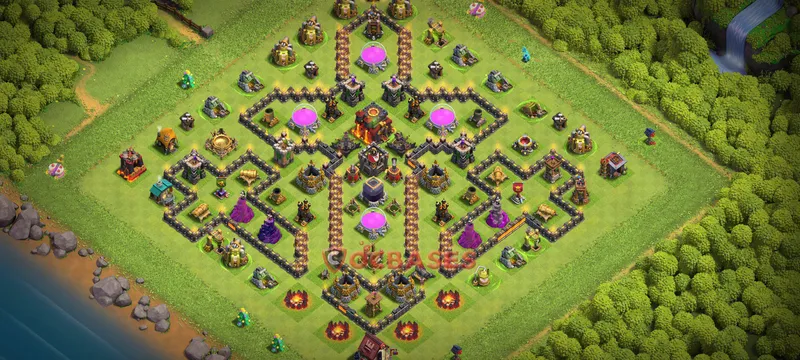 Town Hall 10 Base -farming – Layout id: ikunp base layout
