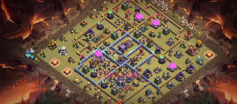Town Hall 15 Base -war – Layout id: 40lvq base layout
