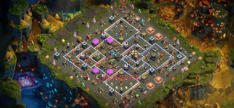 Town Hall 14 Base -war – Layout id: nrcgi base layout