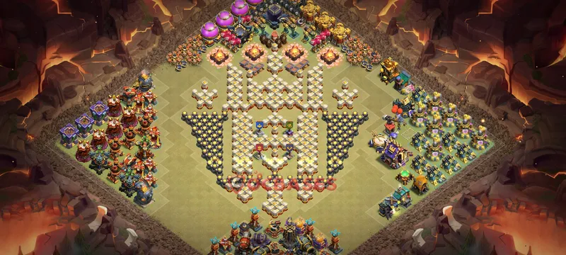 Town Hall 17 Base -fun – Layout id: t339m base layout, image 2