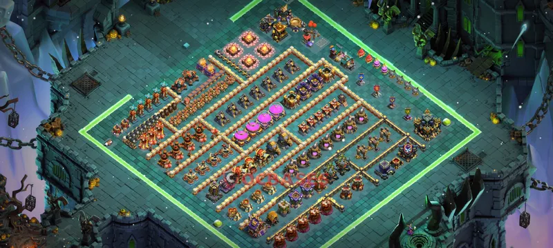 Town Hall 17 Base -progress base – Layout id: 1448z base layout