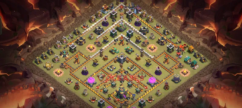 Town Hall 14 Base -cwl – Layout id: 2sedn base layout