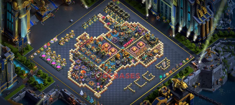 Town Hall 17 Base -fun – Layout id: 4bdfi base layout