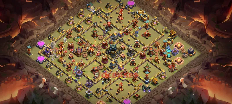 Town Hall 17 Base -cwl – Layout id: ty2sd base layout