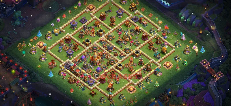 Town Hall 16 Base -farming – Layout id: 9fqdy base layout