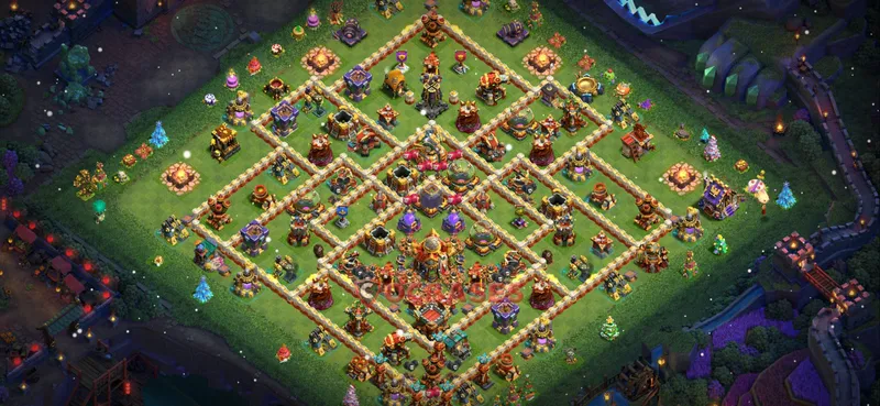 Town Hall 16 Base -farming – Layout id: at8y7 base layout